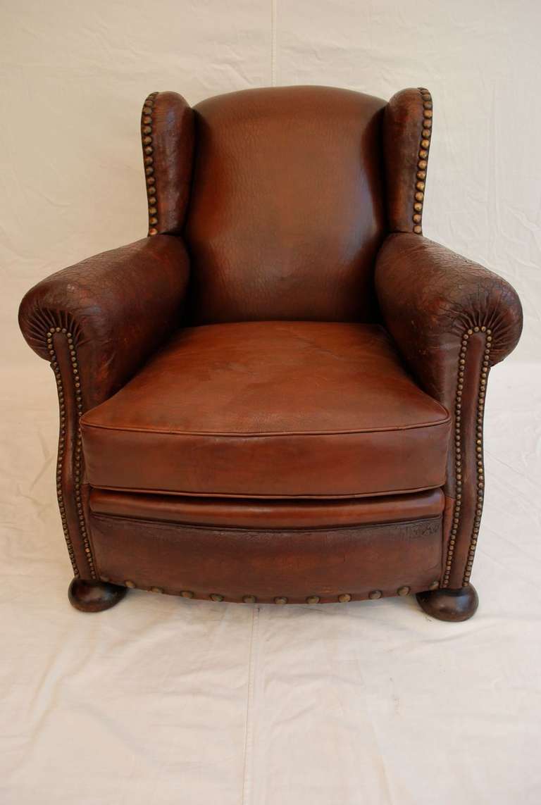 late 19 th French club chair 1