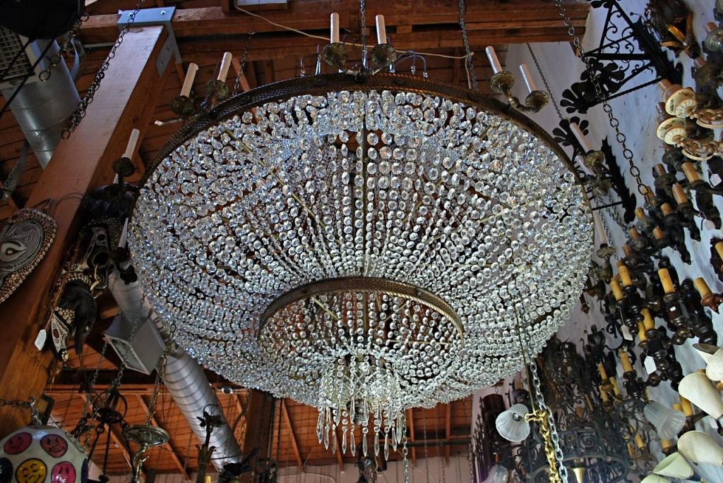 very large chandelier
