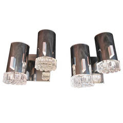 Pair of Mid-Century Italian Sconces by Gaetano Sciolari