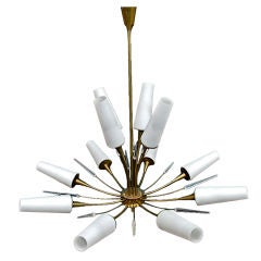 Large mid century chandelier by Studio Milano