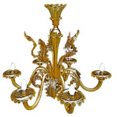 Amber Murano chandelier