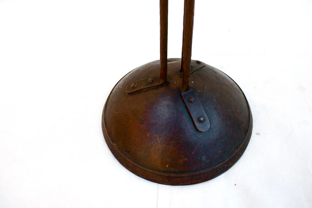 20th Century 1915 art and craft/crafman  copper table by DIRK VAN ERP