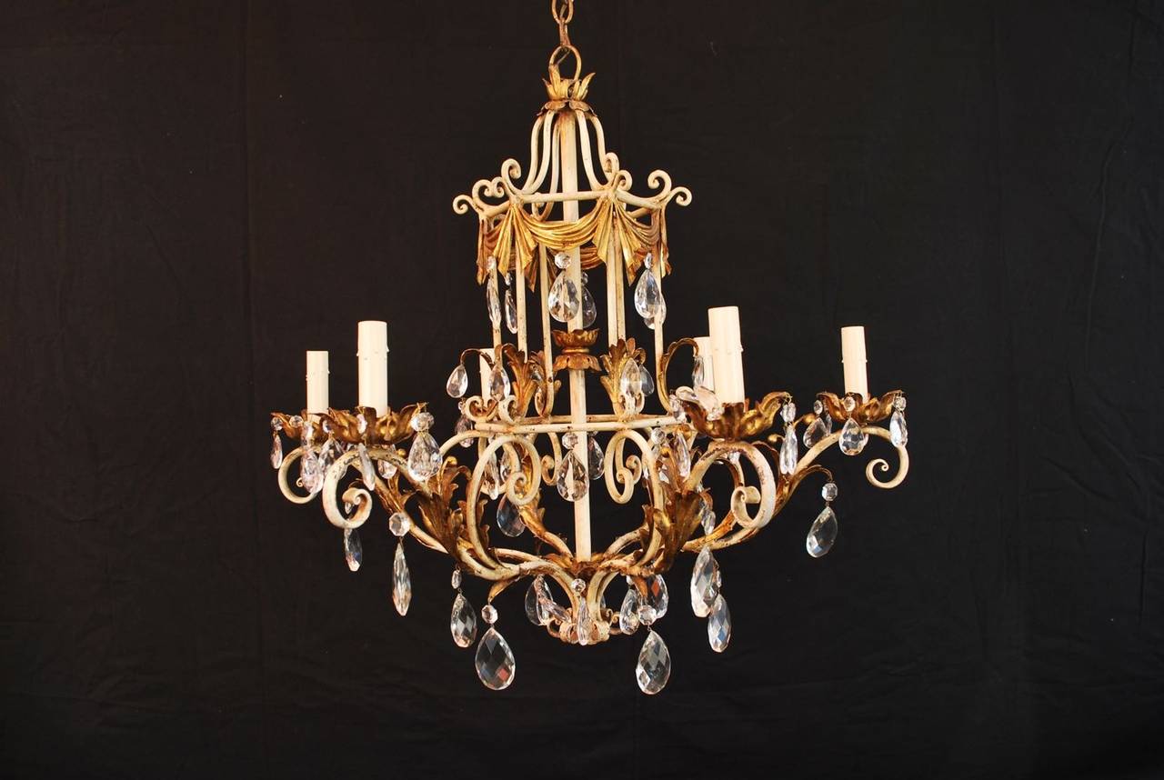 We have over 3000 antique sconces and over 1000 antique lights, if you need a specific pair of sconces or lights; use the contact dealer button to ask us, we might have it in our store.
We also have our own line of wrought iron reproduction sconces