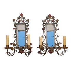 Antique Pair of Italian Sconces