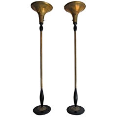 Antique Pair Of Floor Lamps