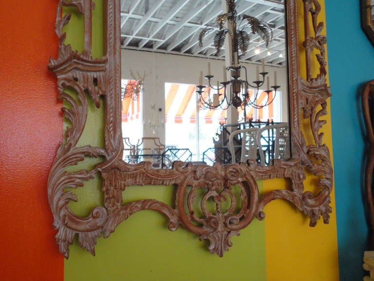 Wood La Barge Pagoda Mirror
