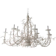 Faux Coral Chandelier