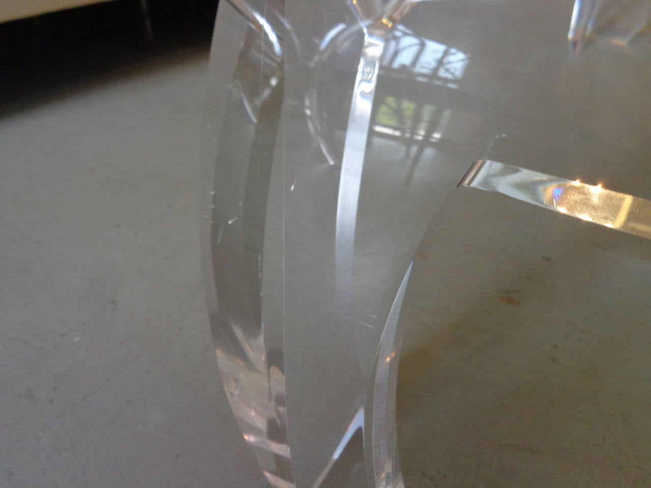 Jeffrey Bigelow Lucite Coffee Table 1