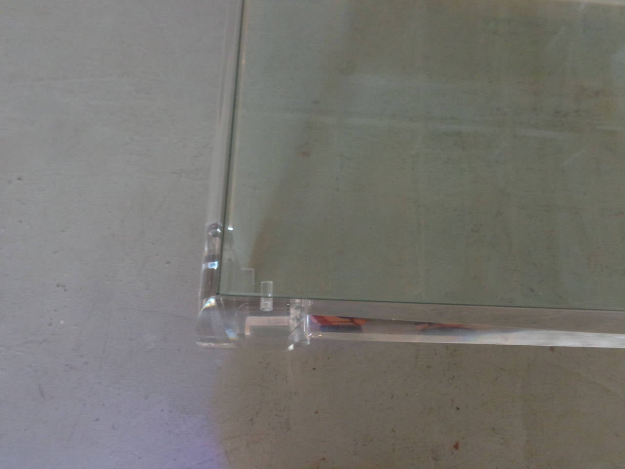 Jeffrey Bigelow Lucite Coffee Table 2