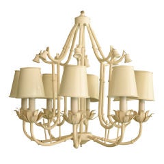 Faux Bamboo Pagoda Chandelier