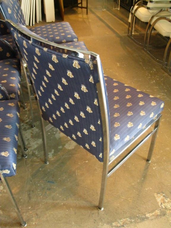 Metal Pierre Cardin Dining Chairs