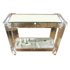 Lucite Bar Cart