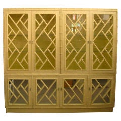 Faux Bamboo Cabinet
