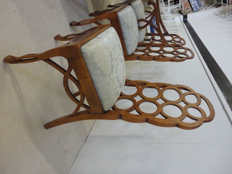20th Century Set of 6 Loop Back Chairs