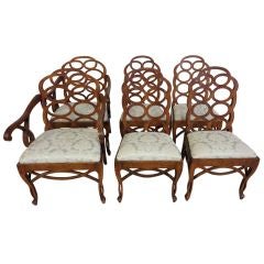 Set of 6 Loop Back Chairs