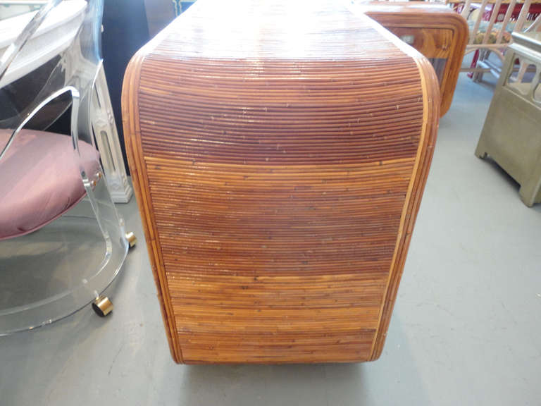 Rattan Dresser and Night Stand 2