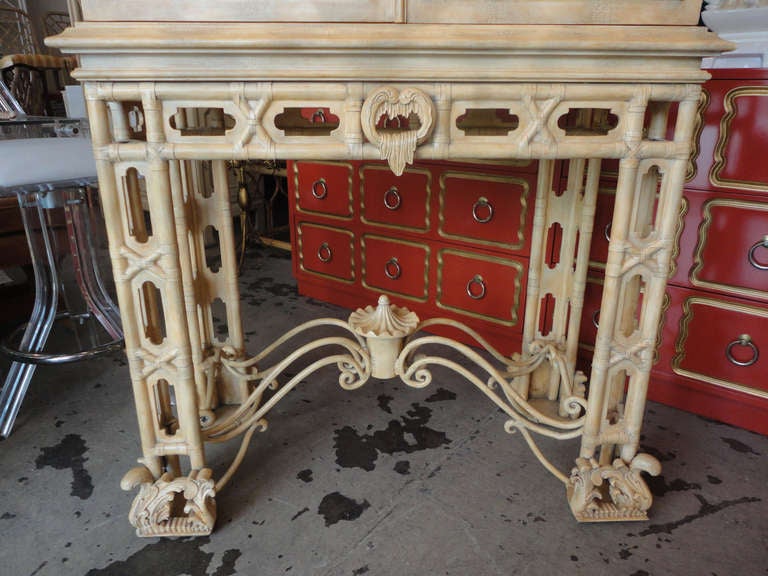 20th Century Pagoda Cabinet on Stand