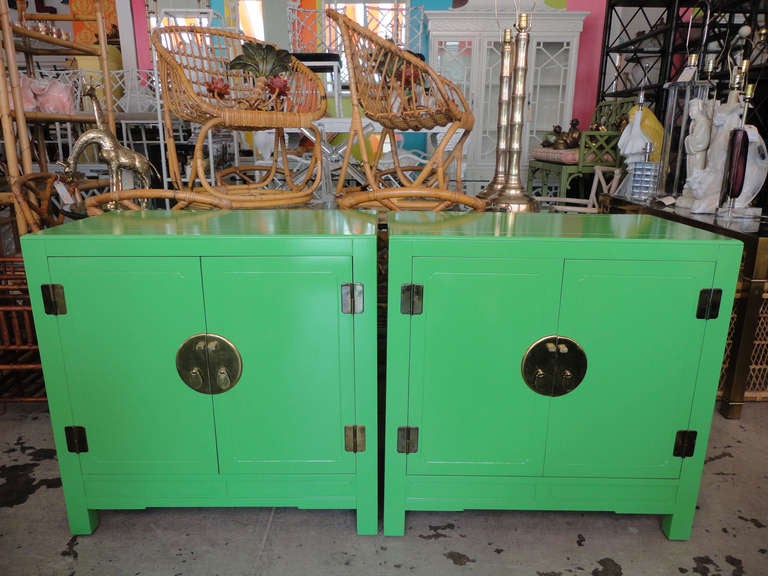 Pair of Ming Style Cabinets