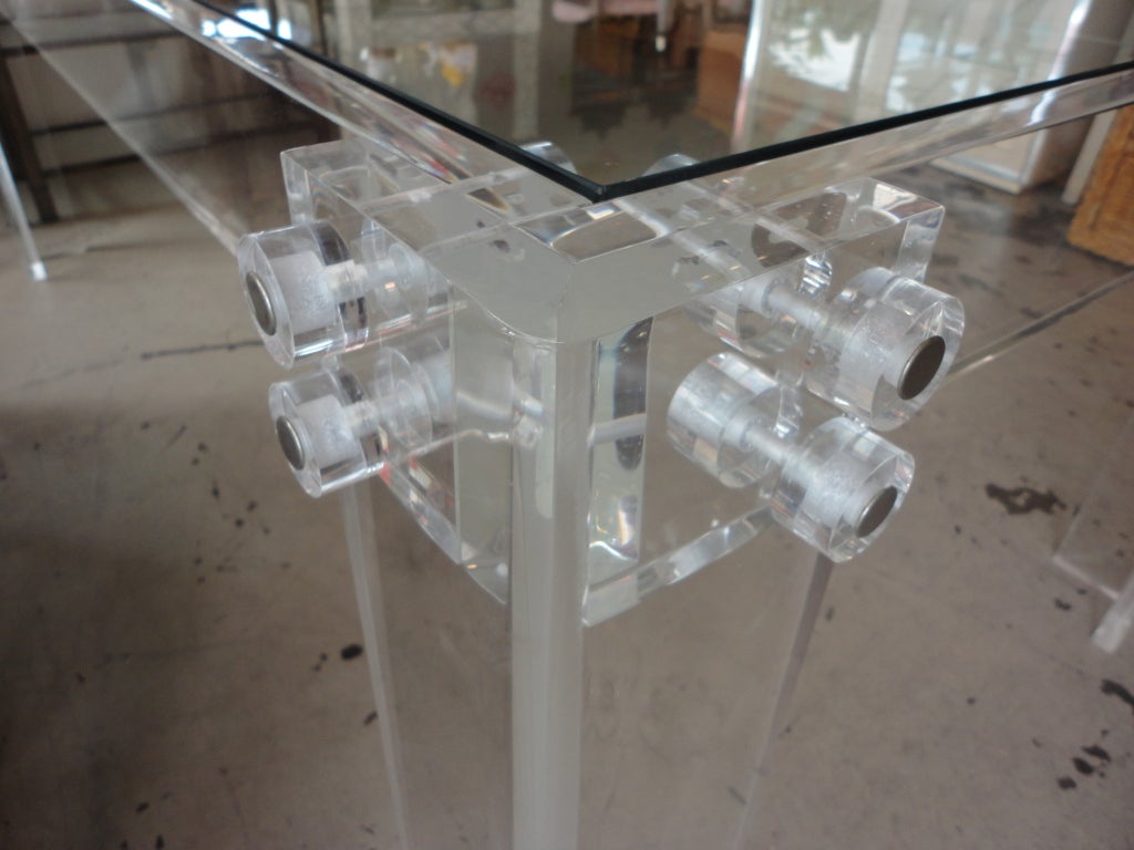 20th Century Lucite Dining Table
