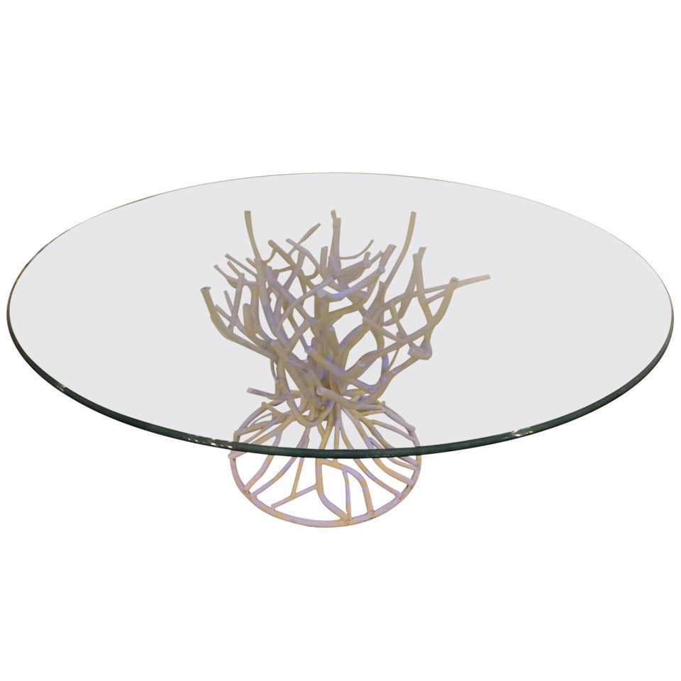Faux Coral Dining Table