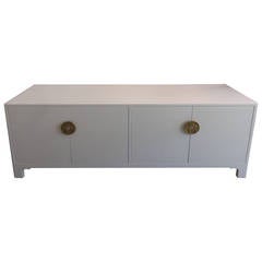 James Mont Style Wrapped Credenza