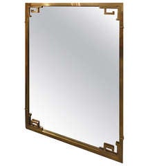Brass Italian Greek Key Mirror