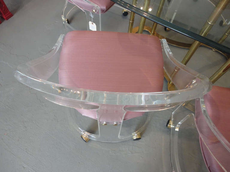 Lucite Spoon Back Chairs 3