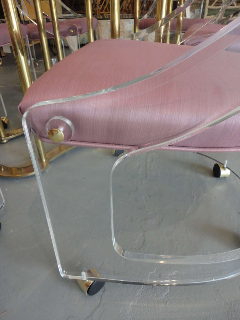 Lucite Spoon Back Chairs 4
