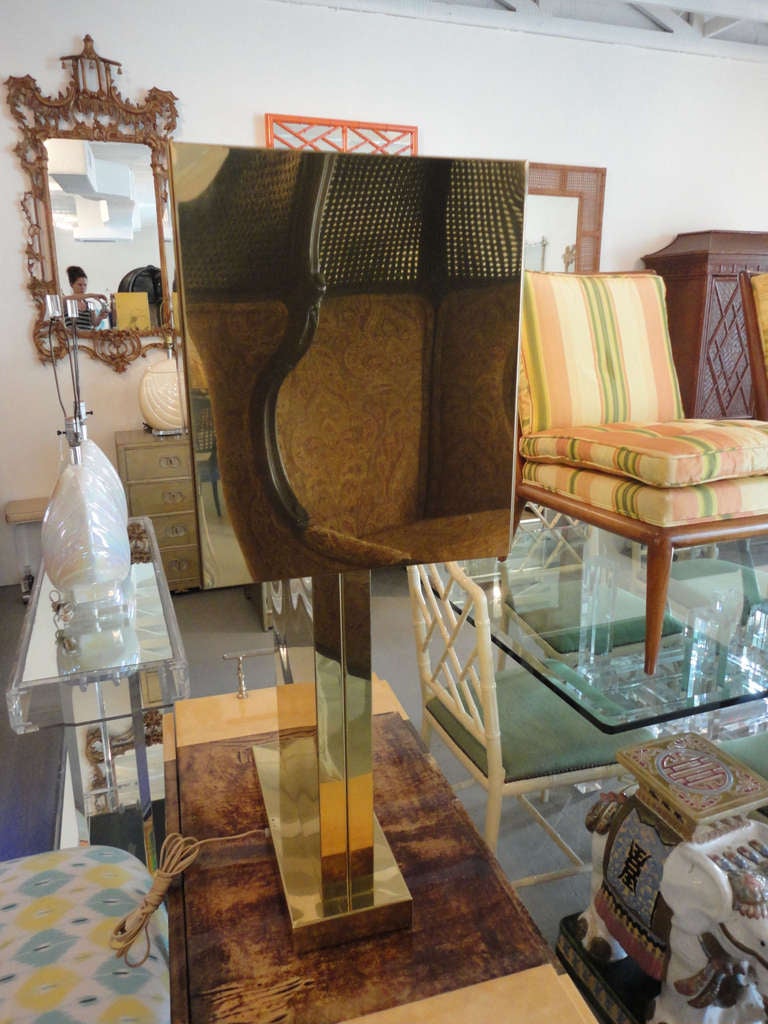 American C Jere Brass Lamp