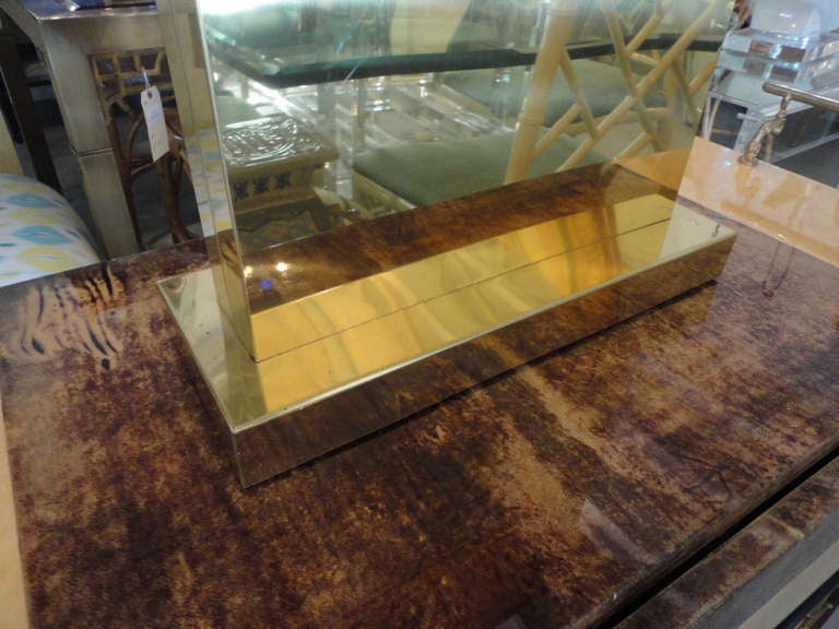 C Jere Brass Lamp In Good Condition In West Palm Beach, FL