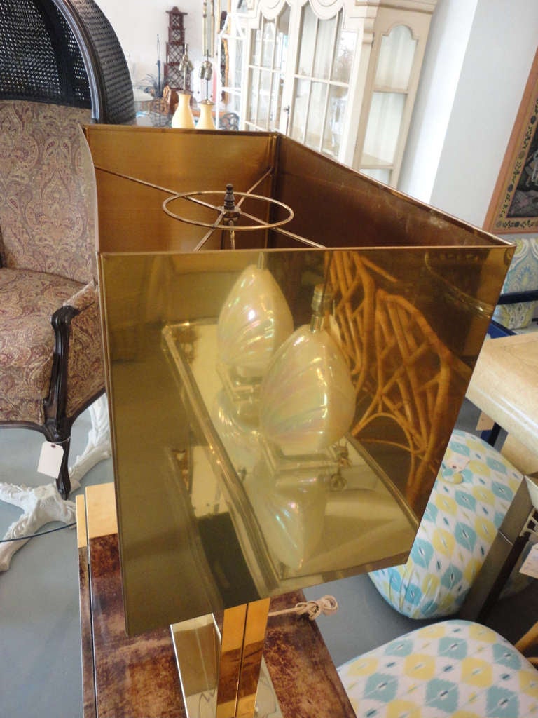 C Jere Brass Lamp 1