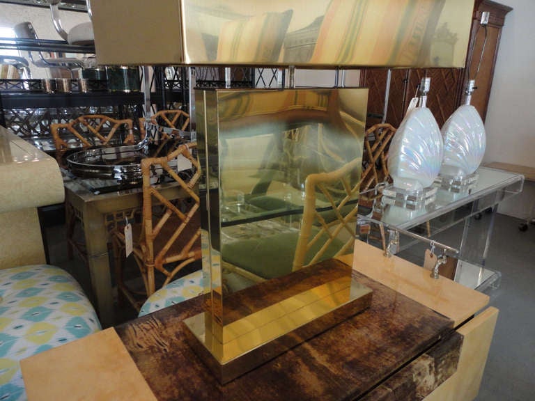 C Jere Brass Lamp 3