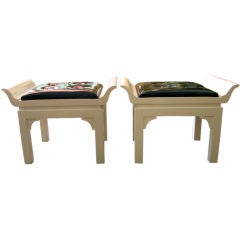 Pair of Pagoda Stools