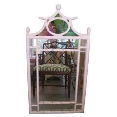 Faux Bamboo Pagoda Mirror