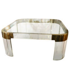 Lucite Coffee Table