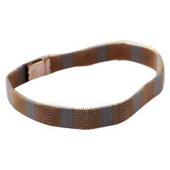 Antique EDWARDIAN WOVEN MESH BRACELET