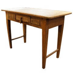ART NOUVEAU WRITING TABLE WITH PENCIL DRAWER