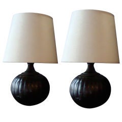 PAIR OF JUST ANDERSON LAMPS
