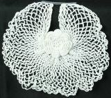 Vintage Belgian Hand-Made Lace Table Runner Doily