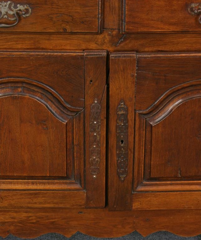 Antique French Country Oak Cabinet Cupboard Armoire 6