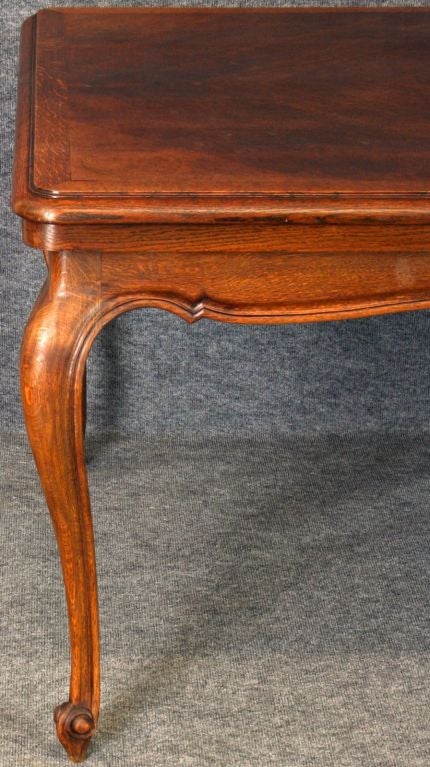 Vintage French Country Louis XV Parquetry Table Leaves