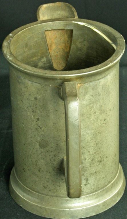 English Pewter Tankard 1/2 Liter Stein Farmiloe