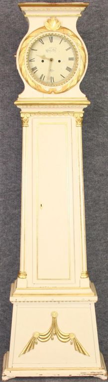 Antique Scandinavian Danish Tall Case Grandfather Clock