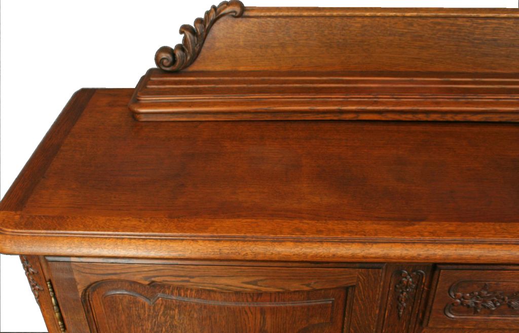 Vintage French Country Louis XV Sideboard Server Buffet For Sale 6