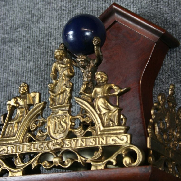 Vintage Dutch Zaandam Zaanse Atlas Pendulum Wall Clock For Sale 3