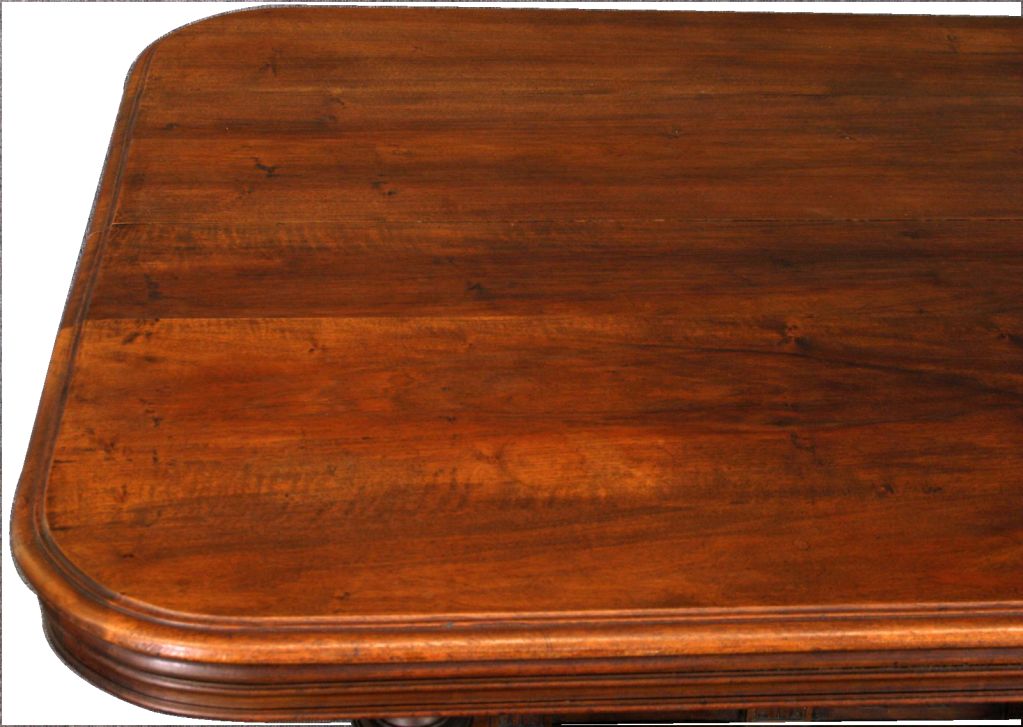 Antique French Walnut Henry II Renaissance Pub Table For Sale 2