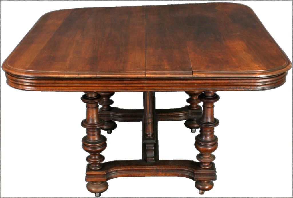 Antique French Walnut Henry II Renaissance Pub Table For Sale 5