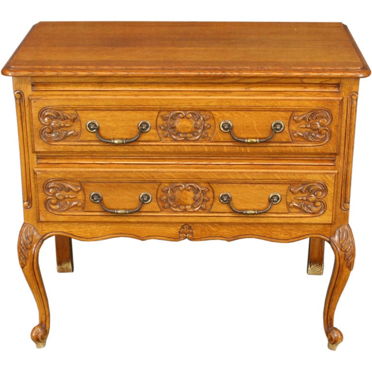 French Country Louis XV Chest of Drawers Table For Sale