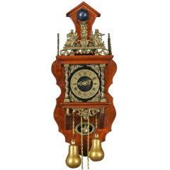 Retro Dutch Zaandam Zaanse Atlas Pendulum Wall Clock