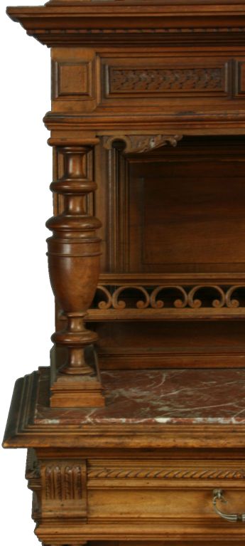 french antique server sideboard